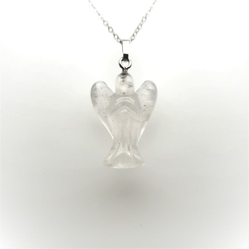 Angel Shaped Necklace in Silver