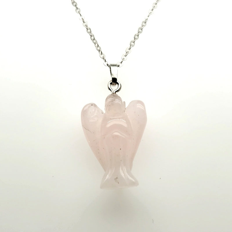 Angel Shaped Necklace in Silver