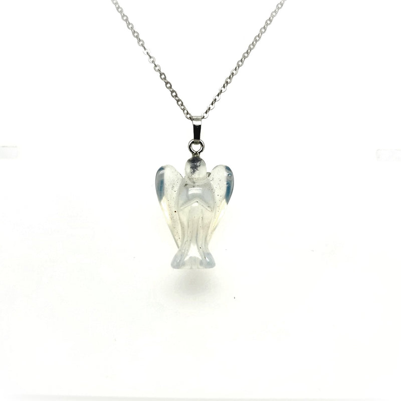 Angel Shaped Necklace in Silver