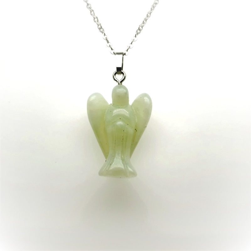 Angel Shaped Necklace in Silver