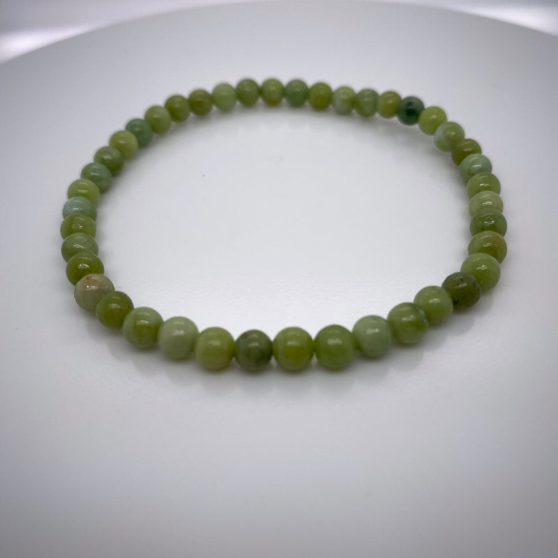 Jade Stretch Bracelet 4mm