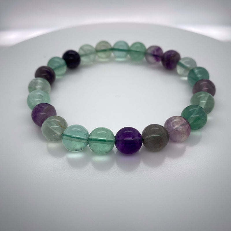 Fluorite Stretch Bracelet Medium