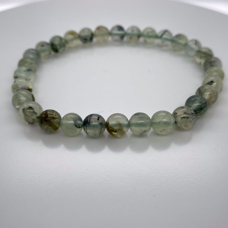 Prehnite Stretch Bracelet 6mm