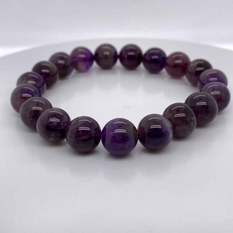 Amethyst Stretch Bracelet Large