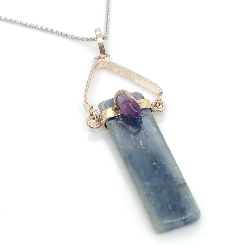 Blue Kyanite Necklace 36"