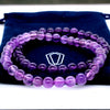 Amethyst Giving Bracelet Set 8mm