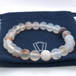 Agate Giving Bracelet Set 8mm