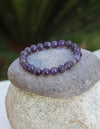 Amethyst Stretch Bracelet Large