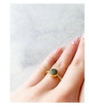 Gemlet 24K Gold Round Adjustable Ring